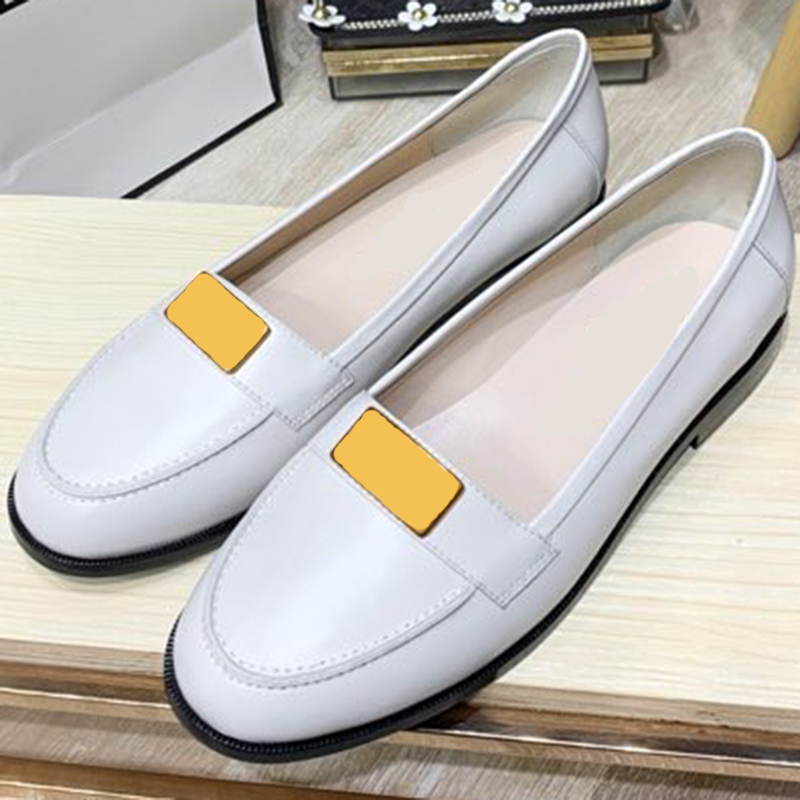 

Office dress apartment nude genuine leather woman metal buckle apartments moccasins slide ballet shoes ladies 48X6, Black