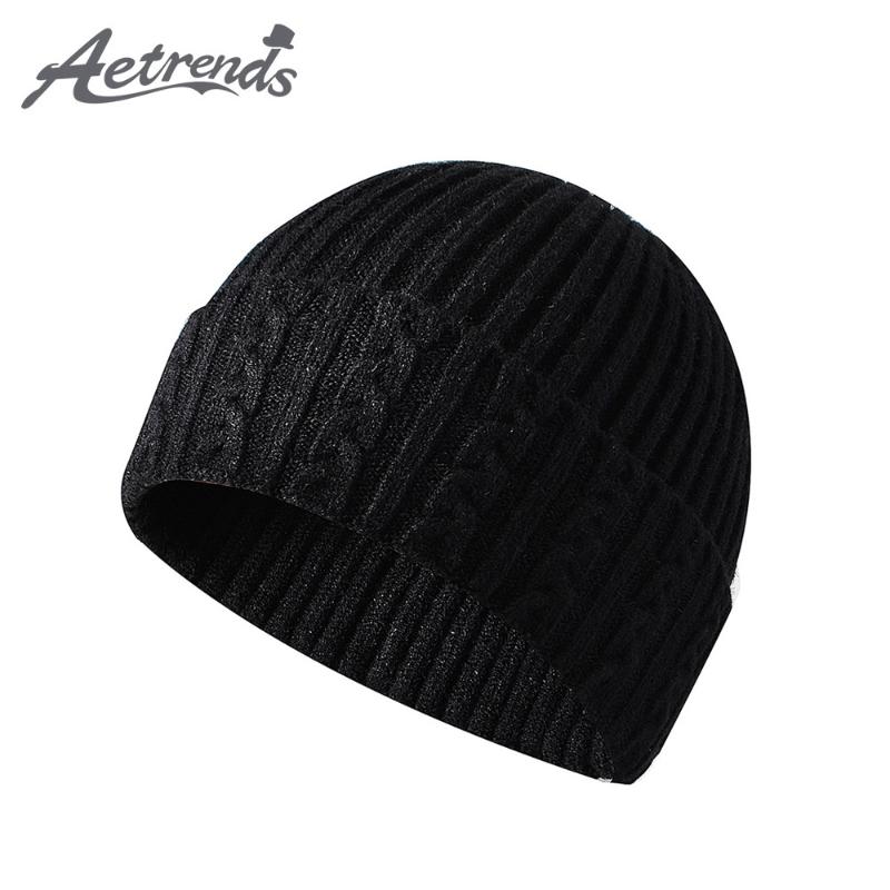 

AETRENDS] Beanies Hats Hip Hop Beanie Skullies Cap Street Knitted Hat Women Men Acrylic Unisex Casual Solid Colors Z-10106