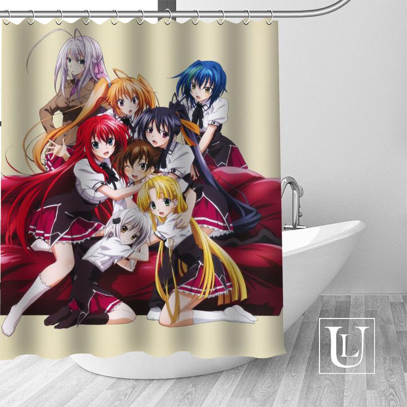 

Custom High School DxD BorN Shower Curtain Modern Fabric Bath Curtains Home Decor Curtains More Size Custom Your image