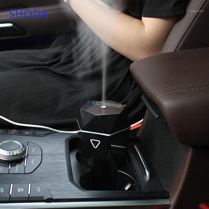 

SHODA Car Diffuser Essential Oil Aroma Mist Diffuser Car Perfume with DC5V Portable Auto Mist Maker Fogger1