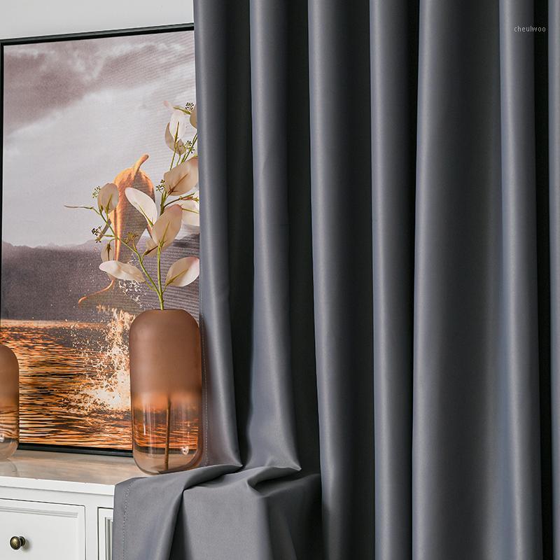 

Modern Curtains For Living Room Bedroom High Shading 95% Window Curtain Shower Set Produtos Para Casa Cortina Rideau Tende Binds1, Khaki