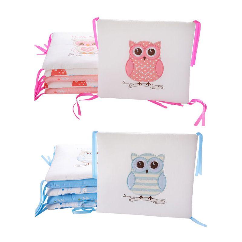 

6 Pcs Cotton Baby Cot Bumper Breathable Cradle Bedding Crib Protective Decorate 875A