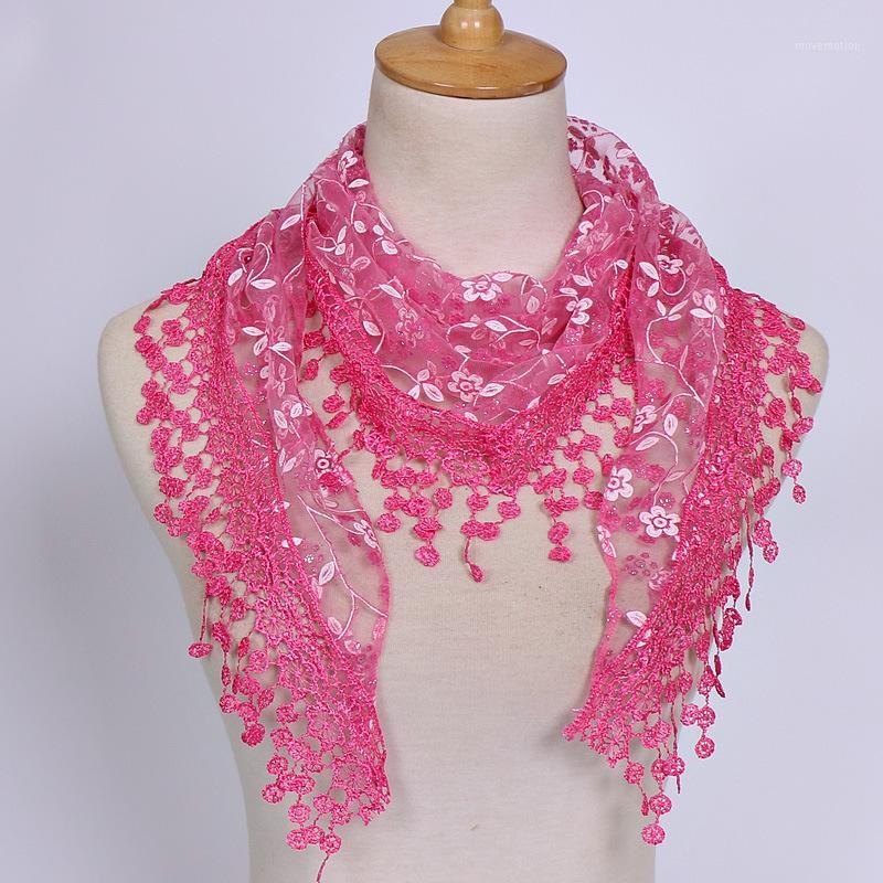 

Solid Color Women's Triangular Scarf Lady Catholic Veil1