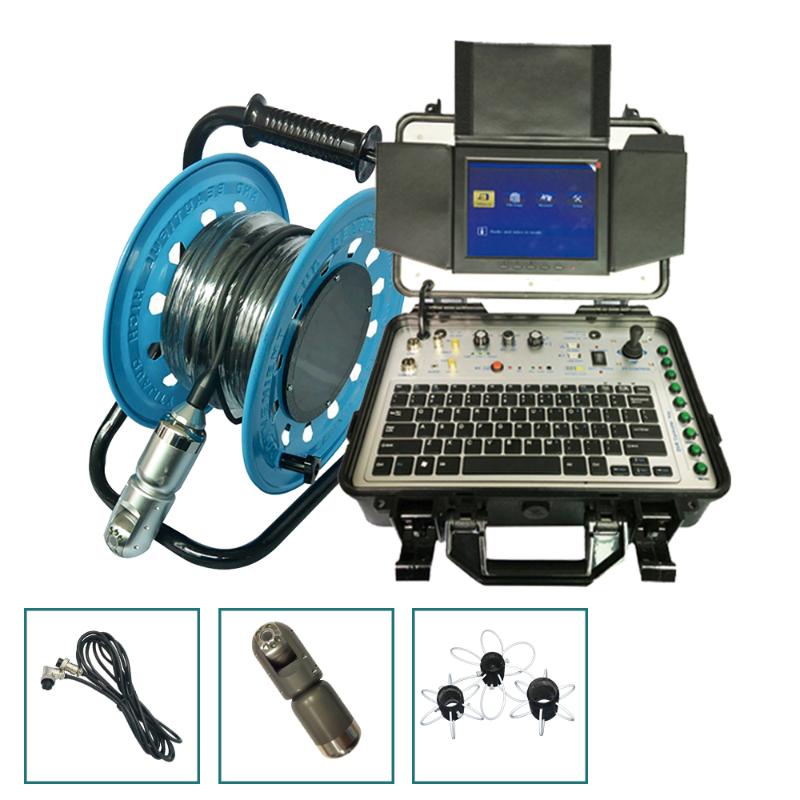 

30m 50m Cable 360 Degree Pan Tilt Rotate Chimney pipe Inspection Camera Industrial Chimney Cleaning Tools DVR Function,Keyboar