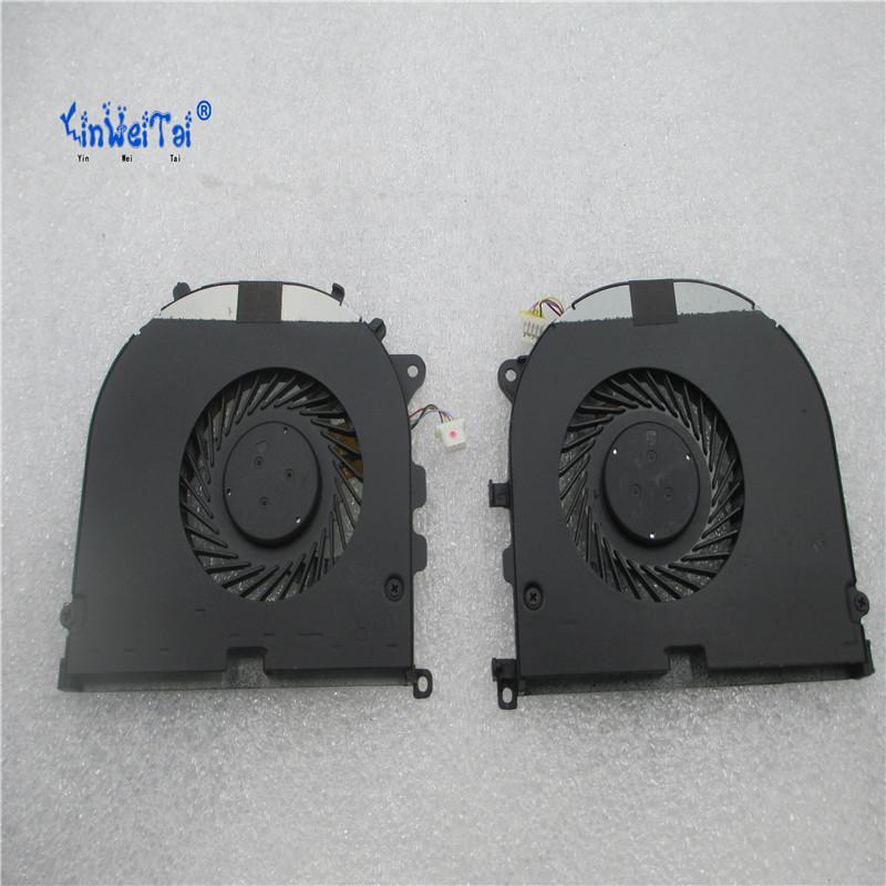 

CPU and GPU fan For XPS15 L522 M3800 0H98CT DC28000DRF0 DFS501105PQ0T FCGW EG50050S1-C240-S9A EG50050S1-C250-S9A Fan
