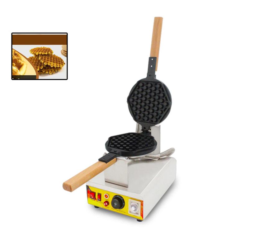 

New Model honeycomb waffle machine commercial Non-stick maker mini honey comb Shape Waffle Maker Iron pan Machine