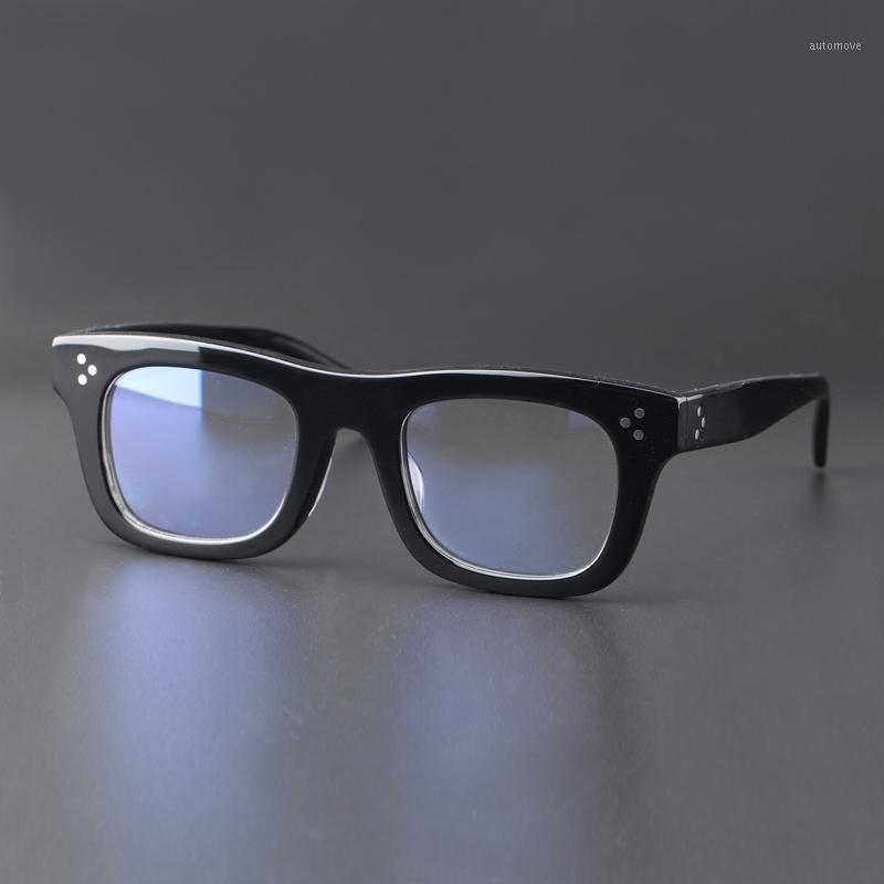 

Vazrobe Vintage Eyeglasses Frames Male Black Acetate Glasses Men Spectacles for Prescription Optical Eyewear1