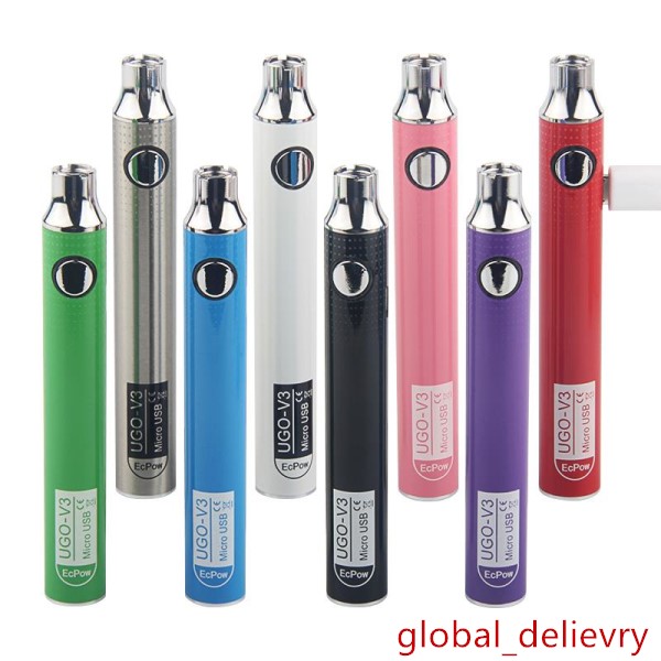 

UGO V3 510 Thread Battery 900mAh Variable Voltage Dab Pen Preheating Vaporizer For Thick Oil Vape Cartridges