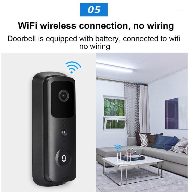 

HD 1080P Wireless WiFi DoorBell Smart Video Phone Visual Intercom Secure Camera Wireless connection, ultra-low power Doorbell1