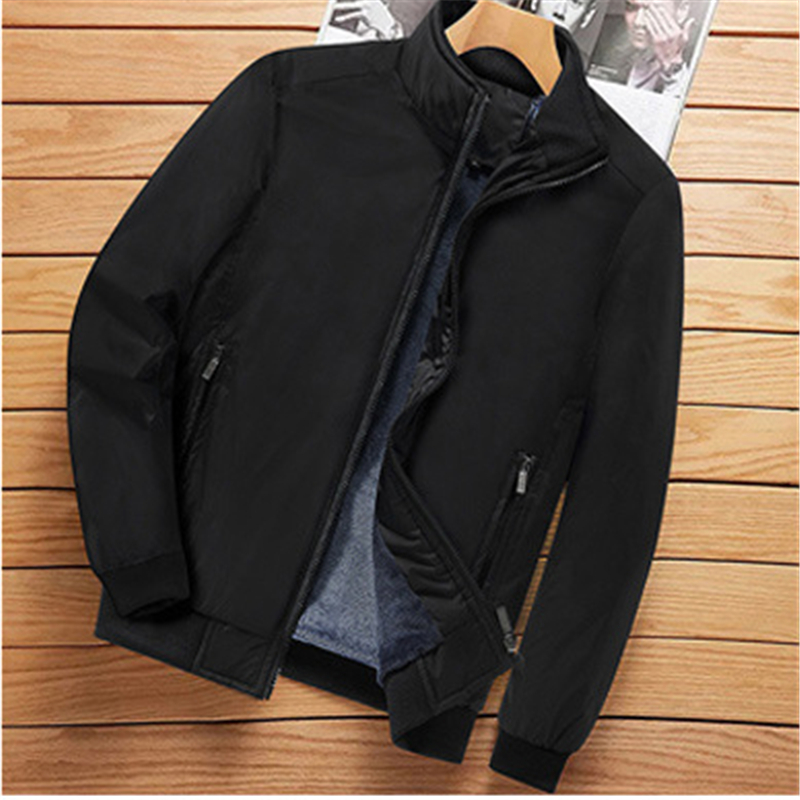 

Mens Coat Jacket with Long New Arrival Zipper Hot Sale Fashion Mens Jacket with More Wear 2 Colors -5XL, Navy