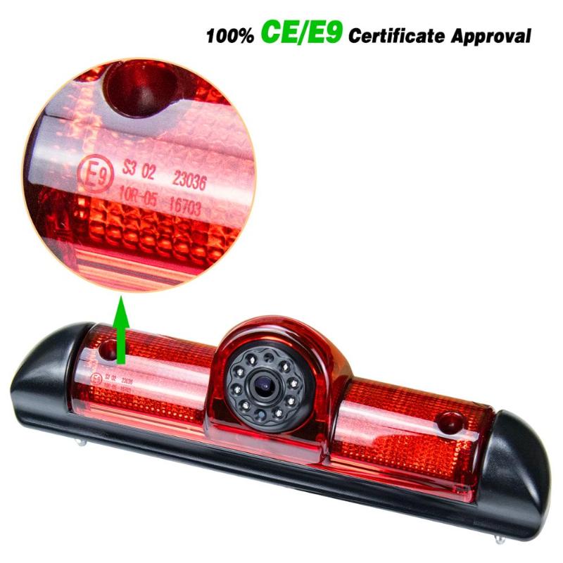 

Misayaee E9 HD 3rd Brake Light Car Rear View Camera for JUMPER III Relay 35 DUCATO X250 BOXER III 2006-2020