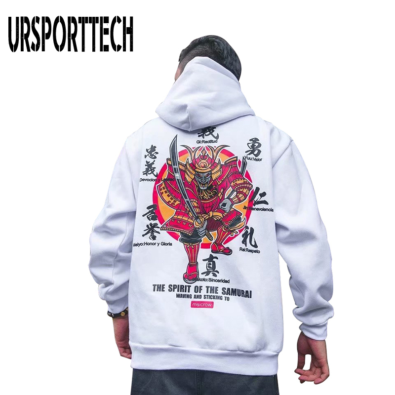 

Hip Hop Mens Fleece Hoodie Japanese Streetwear Oversized Sweatshirt Men Women Warm Demon Hoodie Couple Harajuku Casual Hoodies 201126, Evil black