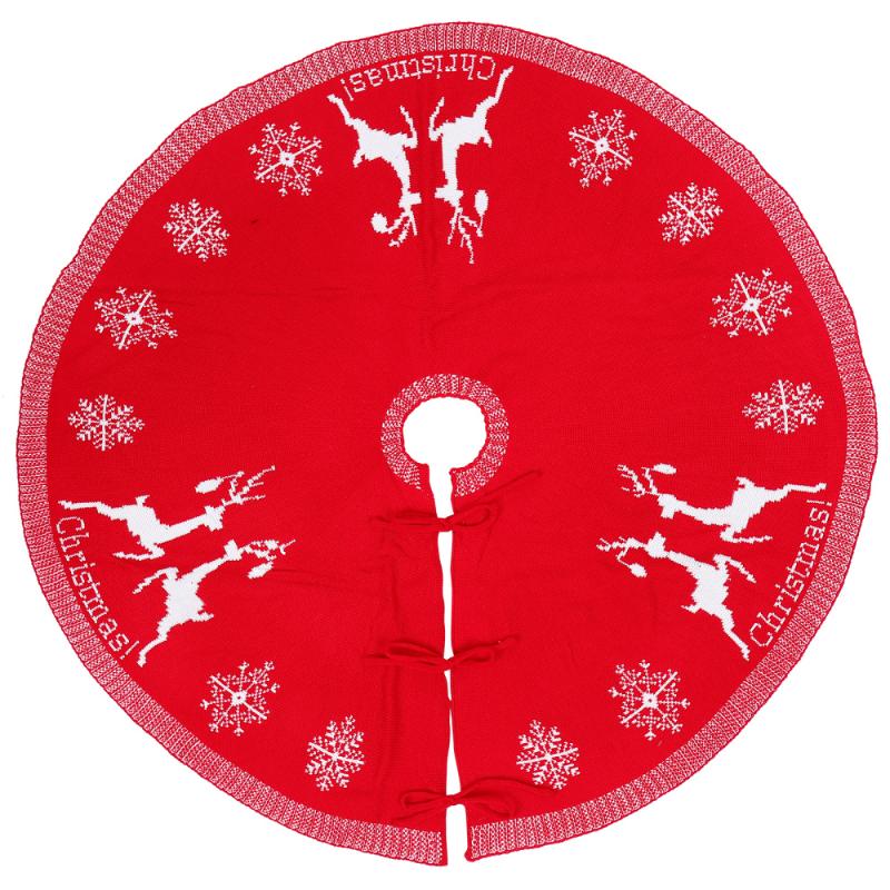 

1Pc Christmas Tree Skirt Practical Polyester Reusable Xmas Tree Apron Skirt Mat for Store