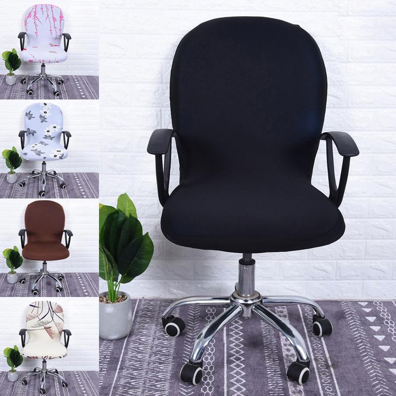 

New Modern Spandex Computer Chair Cover 100% Polyester Elastic Fabric Office Chair Cover Easy Washable Removeable Removable