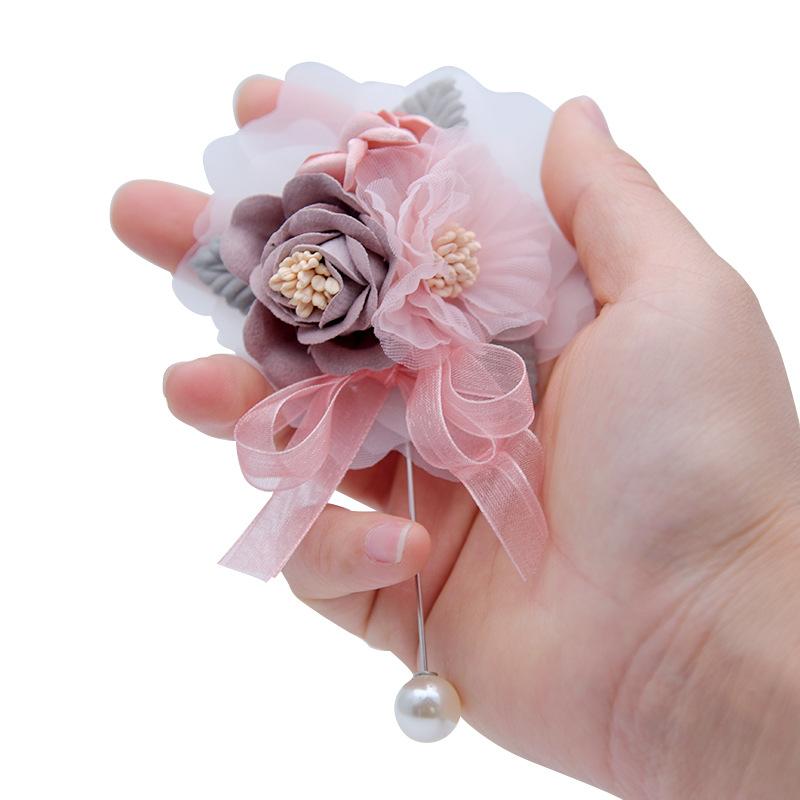 

10 pcs/lot Flower bridegroom corsage for wedding decoration, Color b