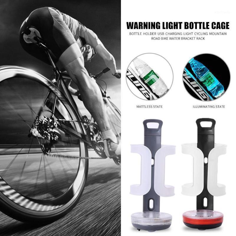 

Hot Sale Bicycle Bottle Holder Multi-function Bicycle Bottle Holder Plastic Elastic Bike USB Charging Light Drink Cup Bracket1