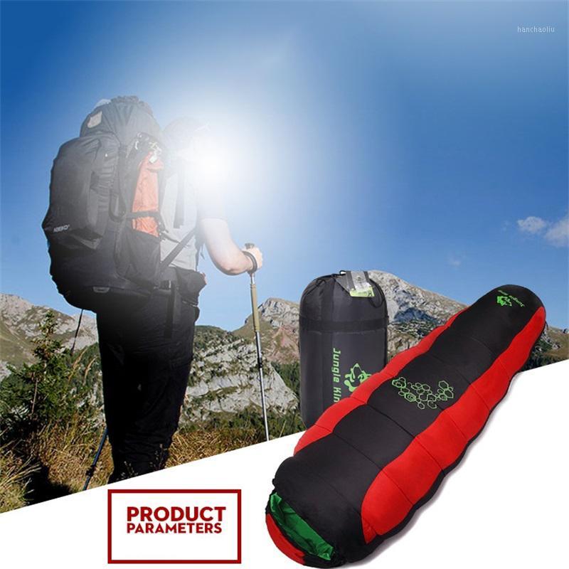 

thickening fill four holes cotton sleeping bags outdoor camping mountaineering special camping bag movement down sleeping bag1