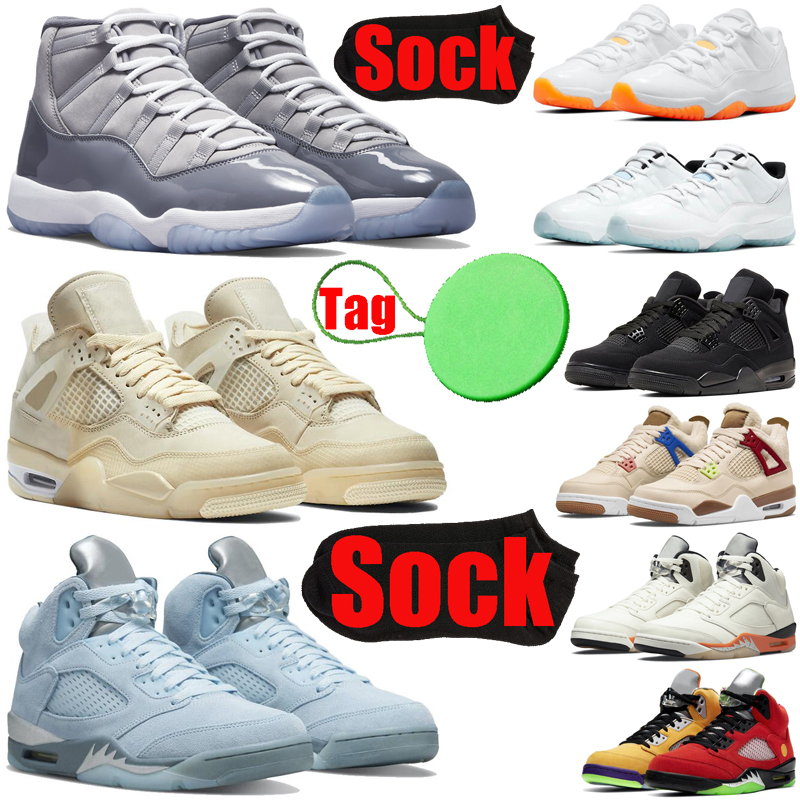 

Cool Grey 11s 4s 5s basketball shoes for mens womens jorden 4 5 11 jumpman jorden4s Cactus Jack jorden5s men jorden11s women trainers sports sneakers, #25 metallic 40-47