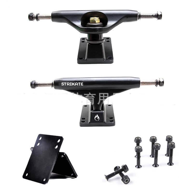 

Skateboard 5" Hollow Central Column Trucks 3mm Absorber Pad 29mm Screw Set, Gold