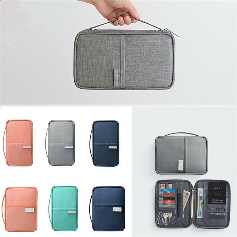 

Family Travel Organiser Passport Document Holder RFID Cards Tickets Wallet Pouch