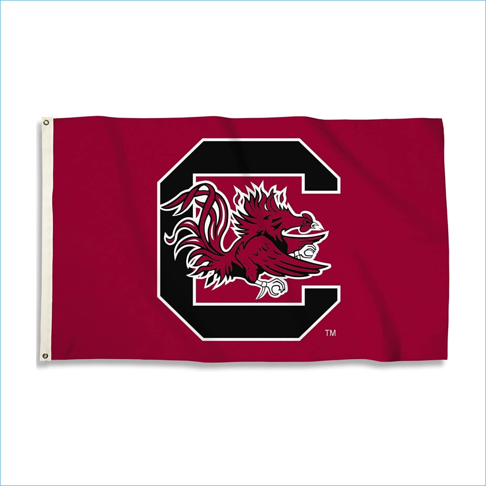 

Custom Digital Print 3x5ft Free Drop shipping Outdoor Sport NCAA Colleges Football South Carolina Fighting Gamecocks Flag for Decoration