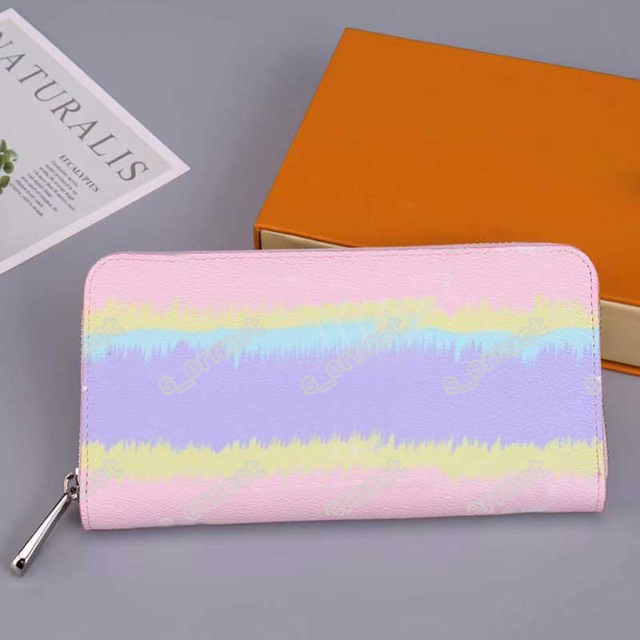 

2020 new leather soft leather long section of the credit card package men and women wallet fashion leisure card folder wallet, Brown