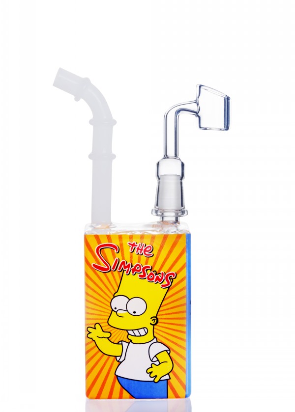 

7.8 inchs beaker Bong Juice Box Oil Rigs Smoking Accessories Tobacco Smoke Pipe Glass Water bongs Dab Wax Ashcatcher Hookahs 14mm