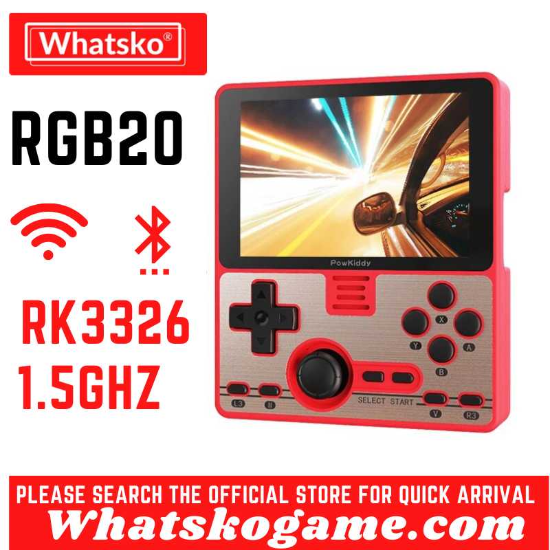 

RGB20 3.5 " IPS Full-Fit Screen Built-in Wifi Bluetooth Module Multiplayer Online Game RK3326 Open Source Handheld Game Console