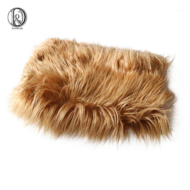 

75x50cm Newborn Faux Fur Baby Photography Prop Blanket Newborn Basket Filler Stuffer Photo Shoot Baby fotografia Accessories1, F803 camel