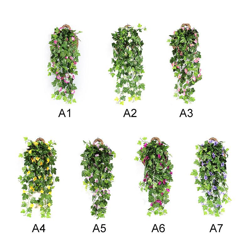 

Artificial Flower Fake Hanging Decorative Petunia Vine Plants Leaves Artificials Garland Flowers Wedding Wall Decoration, A3