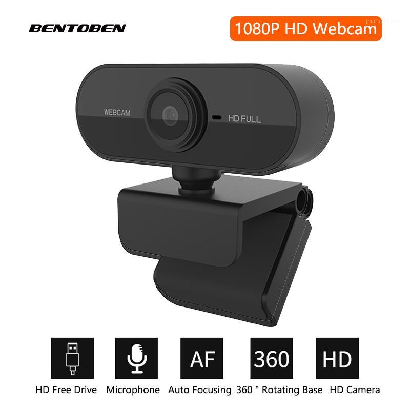 

BENTOEBN 1080P HD Webcam Mini Camera With Microphone Rotatable Driver Free USB Video Camera for Computer Live Broadcase1