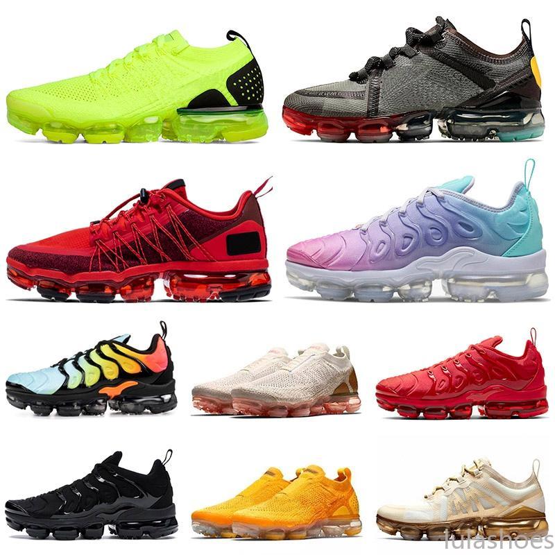 

2021 TN PLUS SIZE shoes US 13 Run Utility CPFM Mens Womens MOC FLY KNIT Running Trainers Outdoors Sports Sneakers EUR 47, C5 36-45 triple white