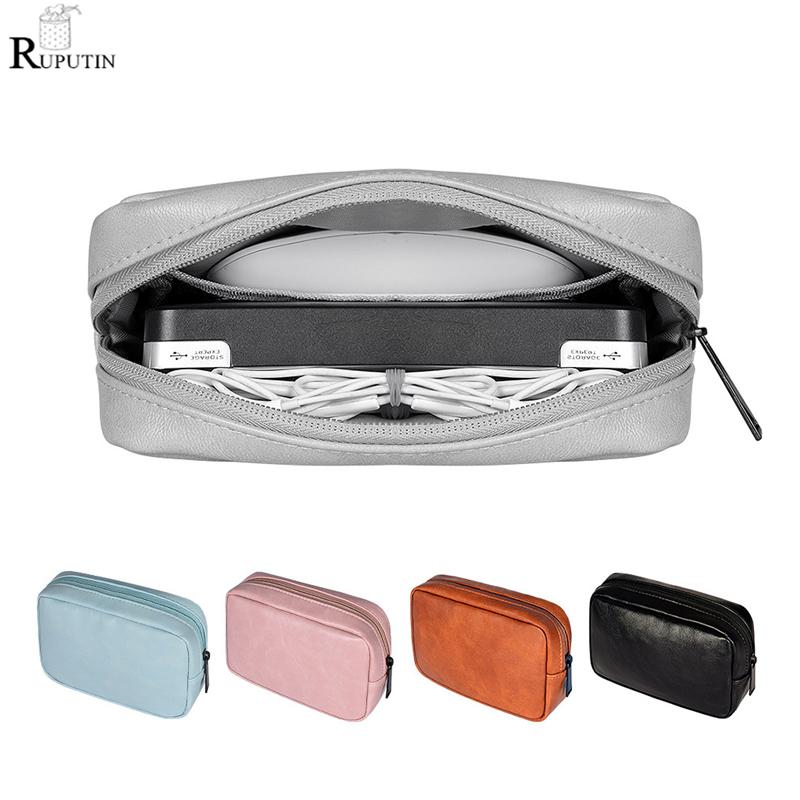 

Data Line Storage Package Container Headphone Protective Storage Box Travel Bag For Earphone Data Cable USB Charger Case