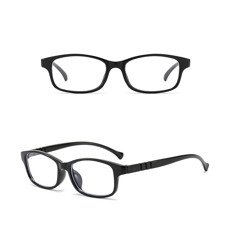 

Kids Computer Blue Light Glasses Anti Strain Protection Eye Filter Rectangular Frame UV Ray Fake Reading Lens Gaming