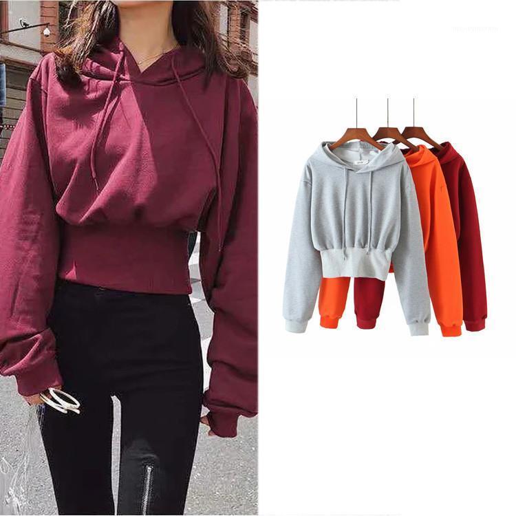 

Autumn 2020 women's wear new loose and thin wearing a hat fashion waist design solid coat1, Orange