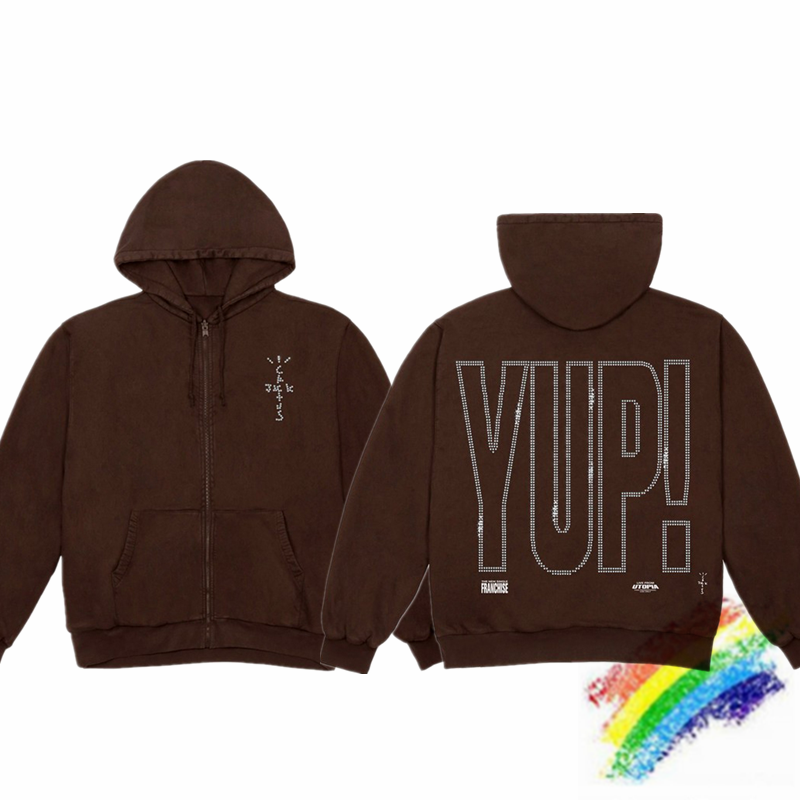

Cardigan Hoodie Women Men Best Quality Pullover Hooded Brown