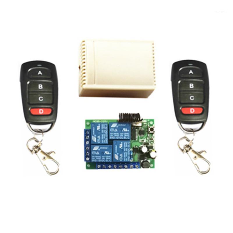 

433MHZ.EV1527 learning remote control. AC85V-250V-220V 4-channel receiver switch. Used for garage doors. Electric light1