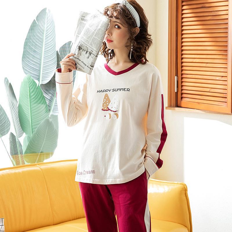 

Spring And Autumn Pregnant Women Pajamas Pure Cotton Confinement Clothing Loose-Fit Summer Thin Section Postpartum Breastfeeding1, 2045