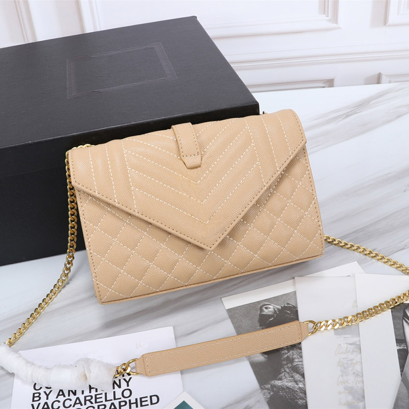 

Classic real Leather luxury chain shoulder bags for women crossbody Designer Bag ladies outdoor handbags bags totes Purses 21cm, Only dust bag
