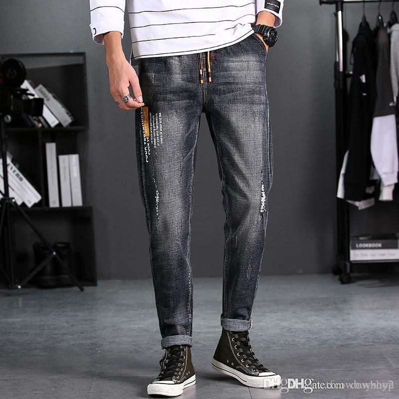 

2021 Men's luxury designer jeans, square jeans, men's perfume, motorcycles, Knight rock revival, high waist tight fashion jeans, 688
