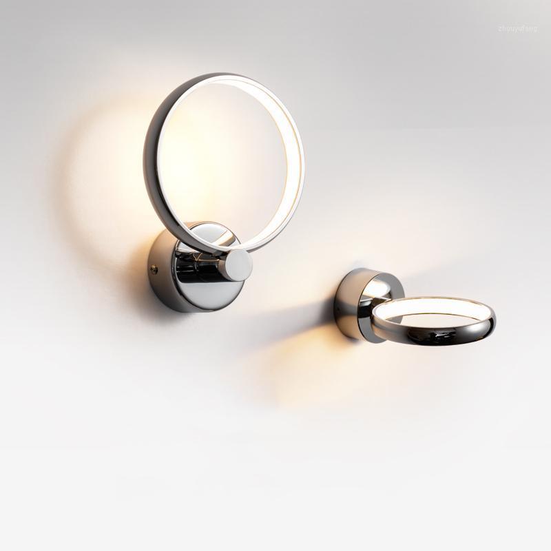 

Indoor 6W LED Wall Lamp Modern Minimalist TV Sofa Background Light Decorative Lighting Bedroom Bedside Balcony Sconce