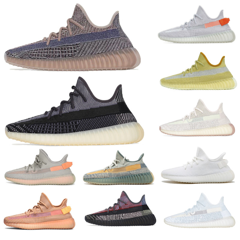 

TOP Quality 2021 Kanye West Men Women Running Shoes Yecheil Yeezreel Hyperspace Lundmark Antlia Static Reflective Zebra Israfil Oreo Linen