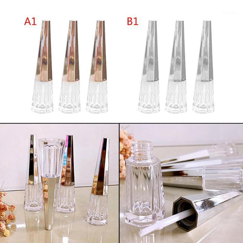 

3Pcs Mini Lip Gloss Tube 5ml Mini Plastic Refillable Lip Tube With Silicone Brush Head For Bottling Gloss Tool1