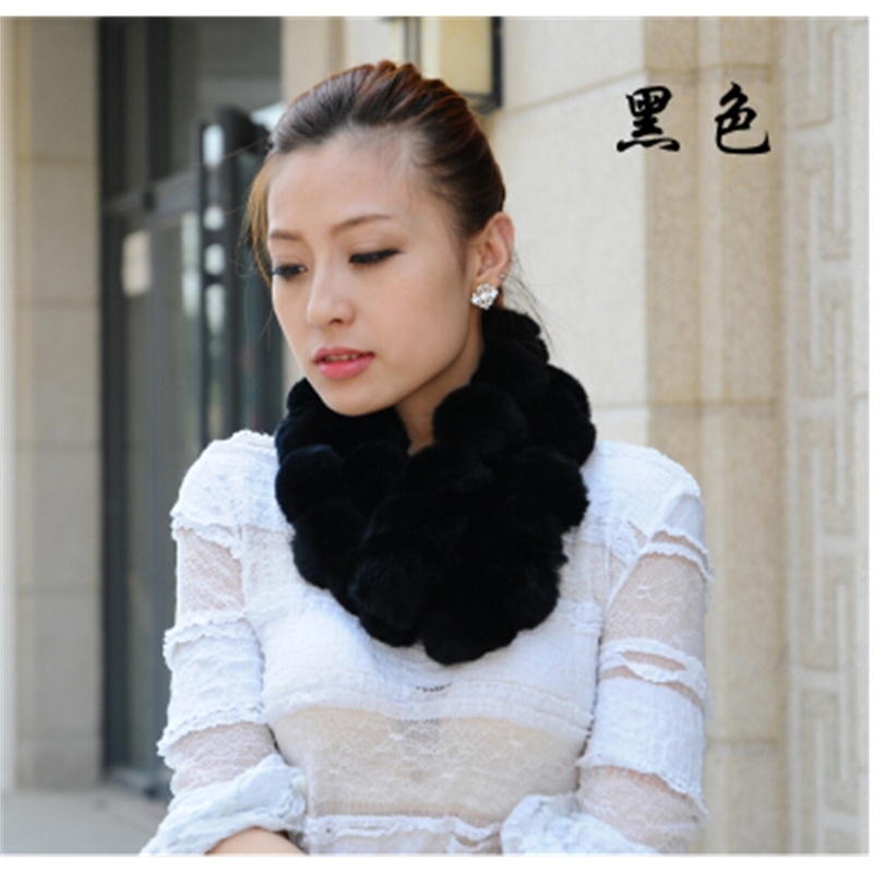 

Hairball Rex 2020 Winter Women Hair of the Rabbit Skin Scarf Length 63 Wide 11 Cm 12 Colour Fsgw
