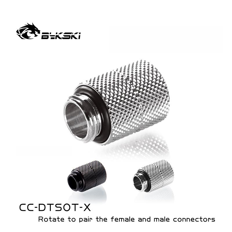 

BYKSKI G1/4" Female to Male 360 degrees Rotary Adapter Thread Straight Docking Seat Tube/M to F Extend 24.1mm Accessories Fiting