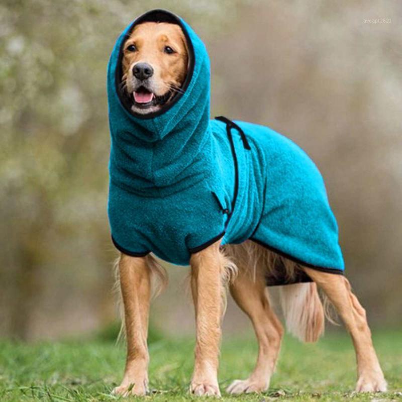 

European And American Pet Clothing Fleece Velvet Keep Warm Golden Dog Thick Clothing Pet Supplies Wolfhound Shepherd1, Black