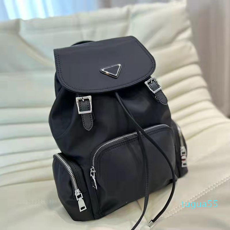 

designer women and men backpack shoulder bag handbags Large capcity fashion luxury desigers purse girl shopping bag school, Black 21*34cm