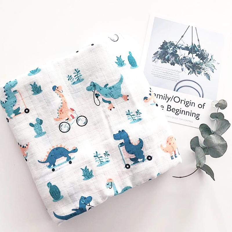

Muslin Swaddles Baby Blankets Soft Cotton Photography Accessories Bedding Printing For Newborn Swaddle Towel Swaddles Blankets, Mouse