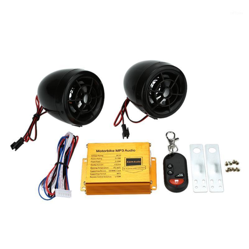 

Motorcycle MP3 Player Speakers Audio Sound System FM Radio Security Alarm Wireless Remote with USB Slot Motorcycle Mutilmedia1