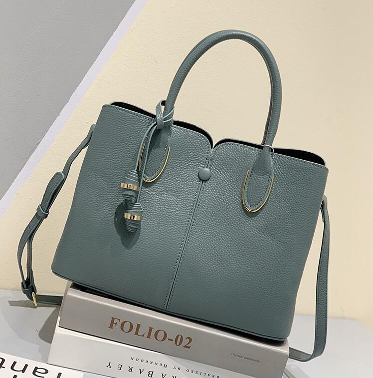 

HBP lady bag handbag Classic Genuine leather women tote high quality, Grey